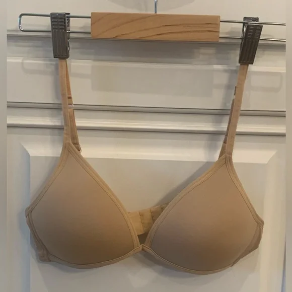 Maidenform ~ Set of 3 Big Girls Bralettes Nude White Black Size 34A - Picture 2 of 16